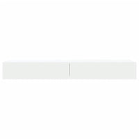 Mobili Porta TV con Luci LED 2pz Bianchi 60x35x15,5 cm 842887