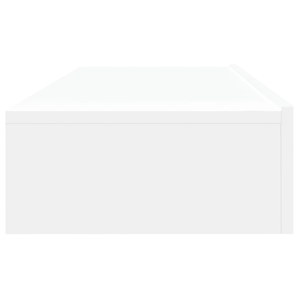 Mobili Porta TV con Luci LED 2pz Bianchi 60x35x15,5 cm 842887