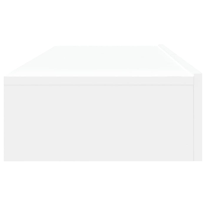 Mobili Porta TV con Luci LED 2pz Bianchi 60x35x15,5 cm 842887