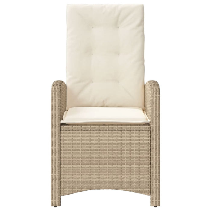 Set da Bistrò 3 pz con Cuscini Beige in Polyrattan 365180