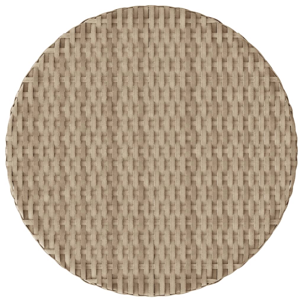 Set da Bistrò 3 pz con Cuscini Beige in Polyrattan 365180