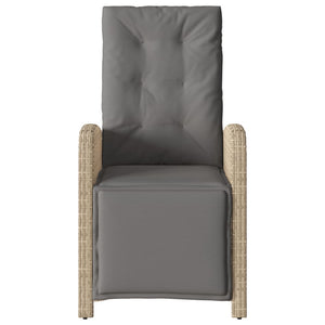 Set da BistrÃ² 3 pz con Cuscini Beige Misto in Polyrattan