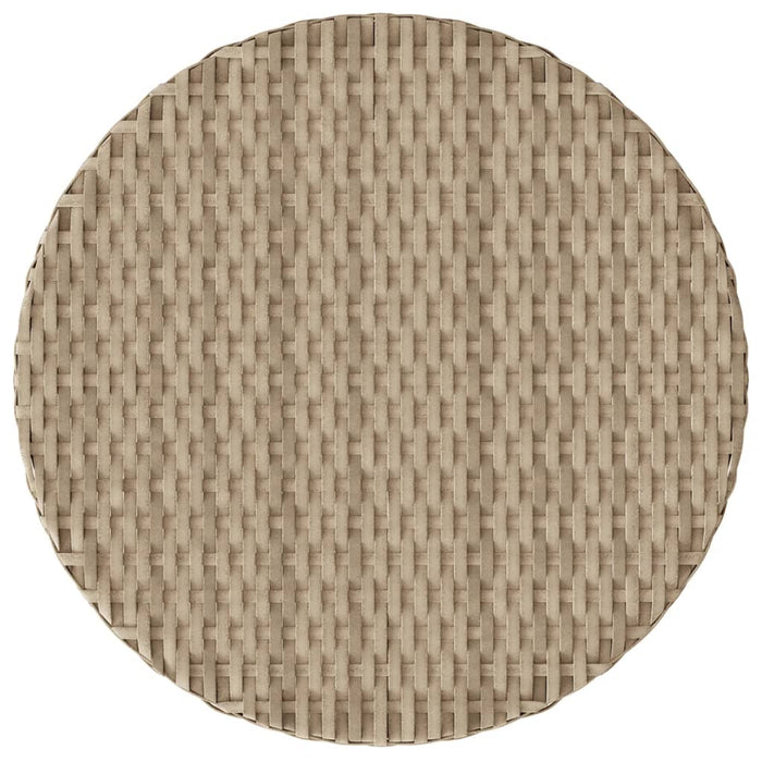 Set da BistrÃ² 3 pz con Cuscini Beige Misto in Polyrattan