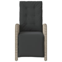 Set da Bistrò 3 pz con Cuscini Grigio Chiaro in Polyrattan 365206