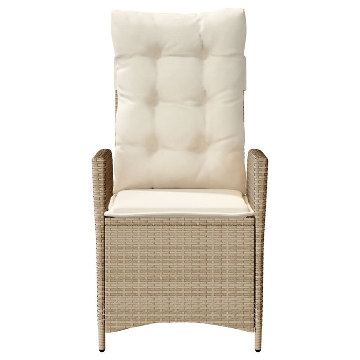 Set da Bistrò 3 pz con Cuscini Beige in Polyrattan 365276