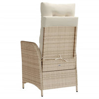 Set da Bistrò 3 pz con Cuscini Beige in Polyrattan 365276