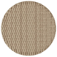 Set da Bistrò 3 pz con Cuscini Beige in Polyrattan 365276