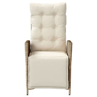 Set da Bistrò 3 pz con Cuscini Beige in Polyrattan 365300