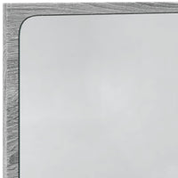 Specchio da Bagno con LED Grigio Sonoma 60x8,5x38 cm Truciolato 834928