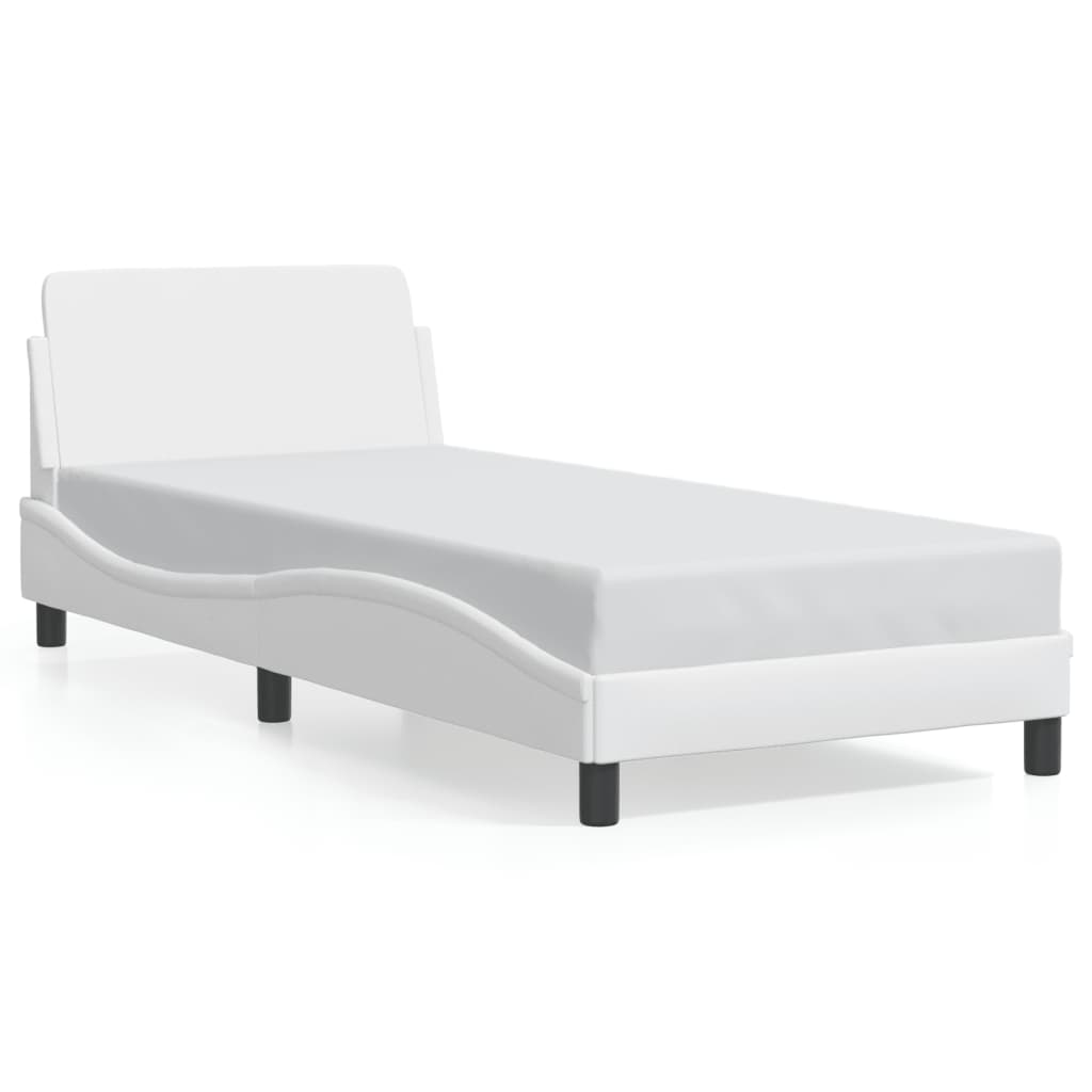 Giroletto Dover Bianco 90x190 cm in Similpelle 373099