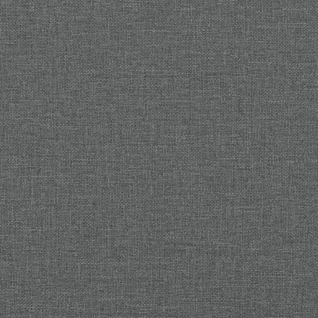 Giroletto-Struttura Letto Dover Grigio Scuro 120x200 cm Tessuto