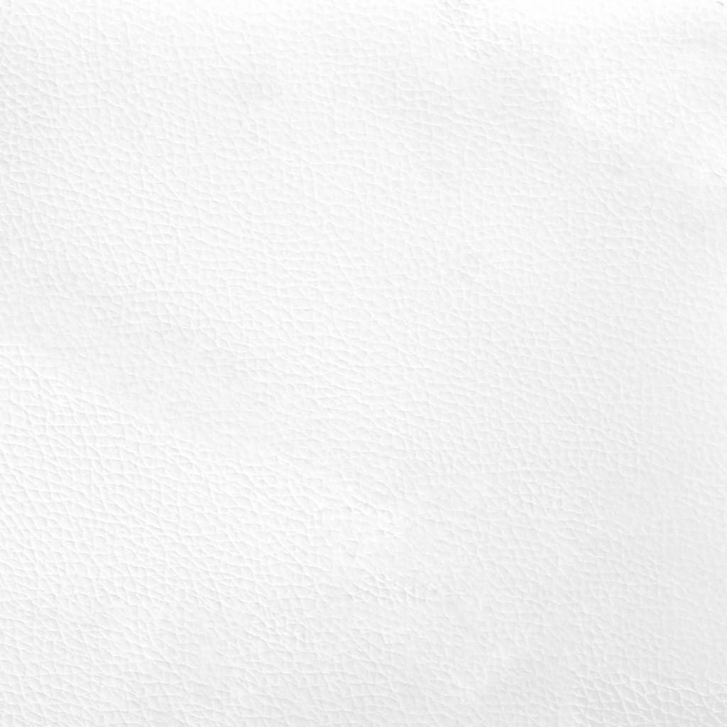 Giroletto-Struttura Letto Dover Bianco 120x200 cm in Similpelle