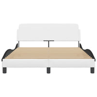 Giroletto Dover Nero e Bianco 120x200 cm in Similpelle 373164