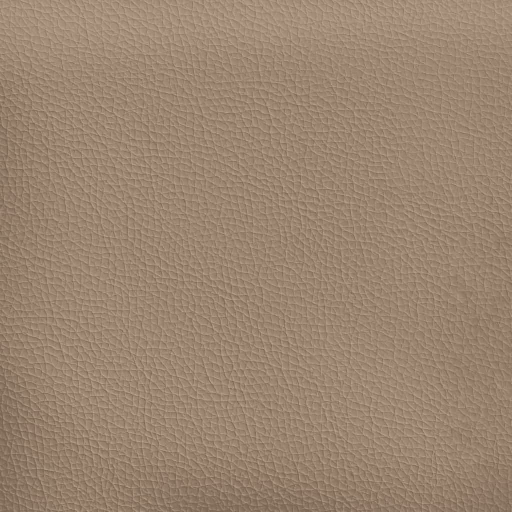 Giroletto-Struttura Letto Dover Cappuccino 140x200 cm in Similpelle
