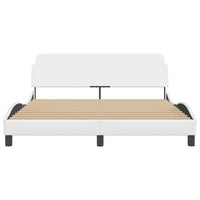 Giroletto Dover Bianco 160x200 cm in Similpelle 373219