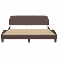 Giroletto Dover Marrone 160x200 cm in Similpelle 373220