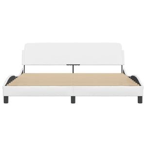 Giroletto Dover Bianco 180x200 cm in Similpelle 373239