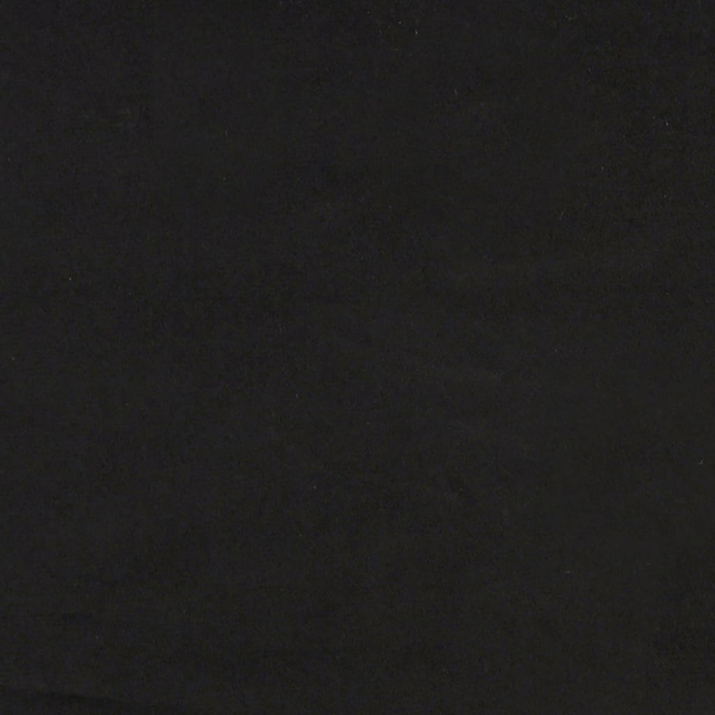 Giroletto-Struttura Letto Dover Nero 200x200 cm in Velluto