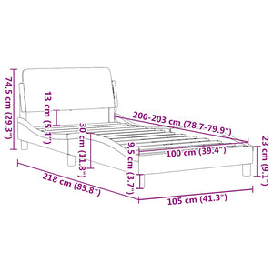 Giroletto Dover Grigio Scuro 100x203 cm in Velluto 373275