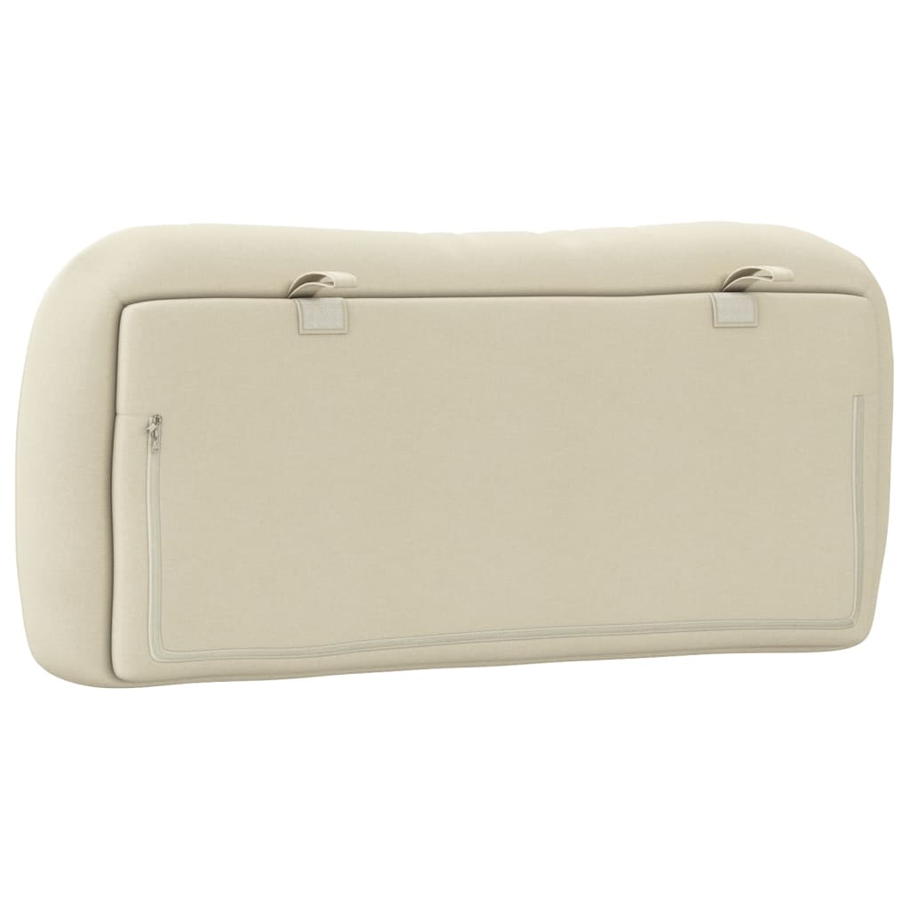 Cuscino Testiera Hvar Crema 80 cm in Tessuto 374530