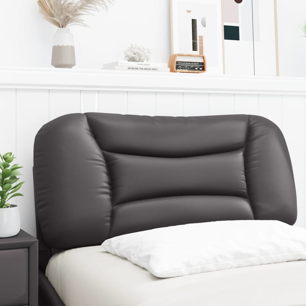 Cuscino Testiera-Cuscino per Testiera Hvar Grigio 80 cm in Similpelle