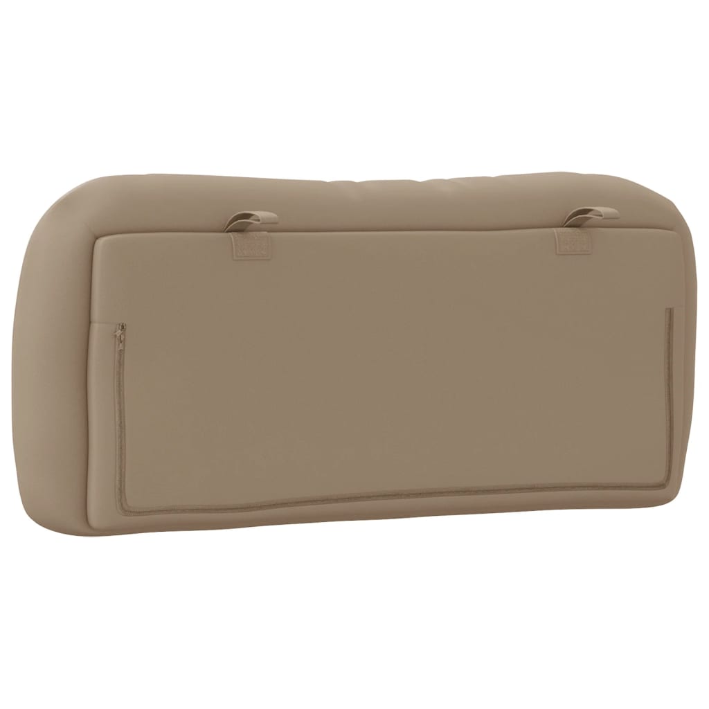 Cuscino Testiera Hvar Cappuccino 80 cm in Similpelle 374536