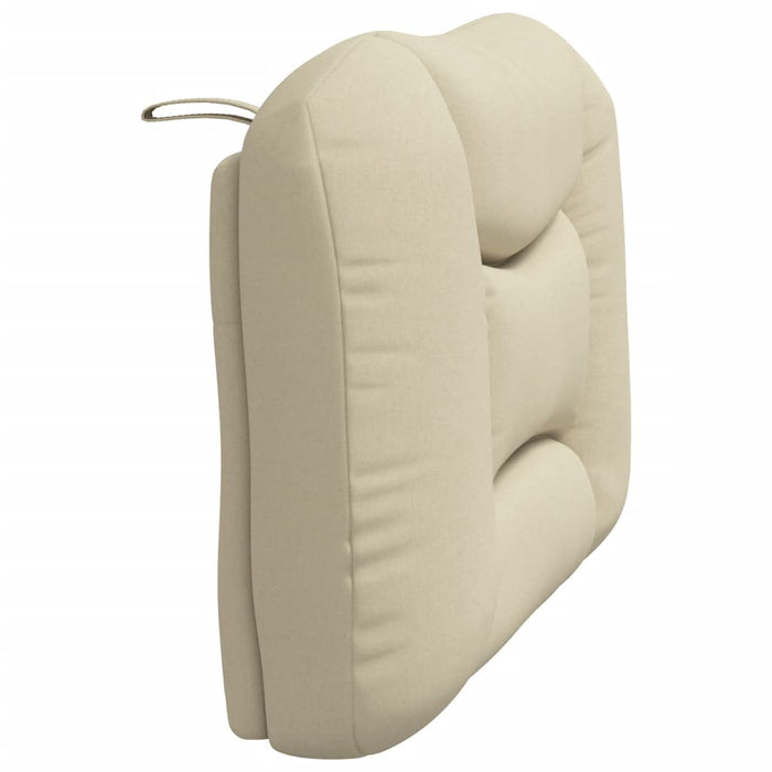 Cuscino Testiera Hvar Crema 90 cm in Tessuto 374542