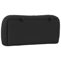 Cuscino Testiera-Cuscino per Testiera Hvar Nero 90 cm in Similpelle