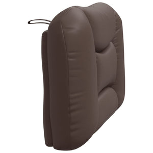 Cuscino Testiera Hvar Marrone 90 cm in Similpelle 374546