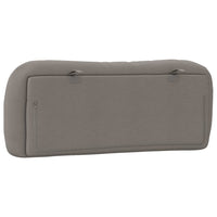 Cuscino Testiera-Cuscino per Testiera Hvar Tortora 100 cm in Tessuto