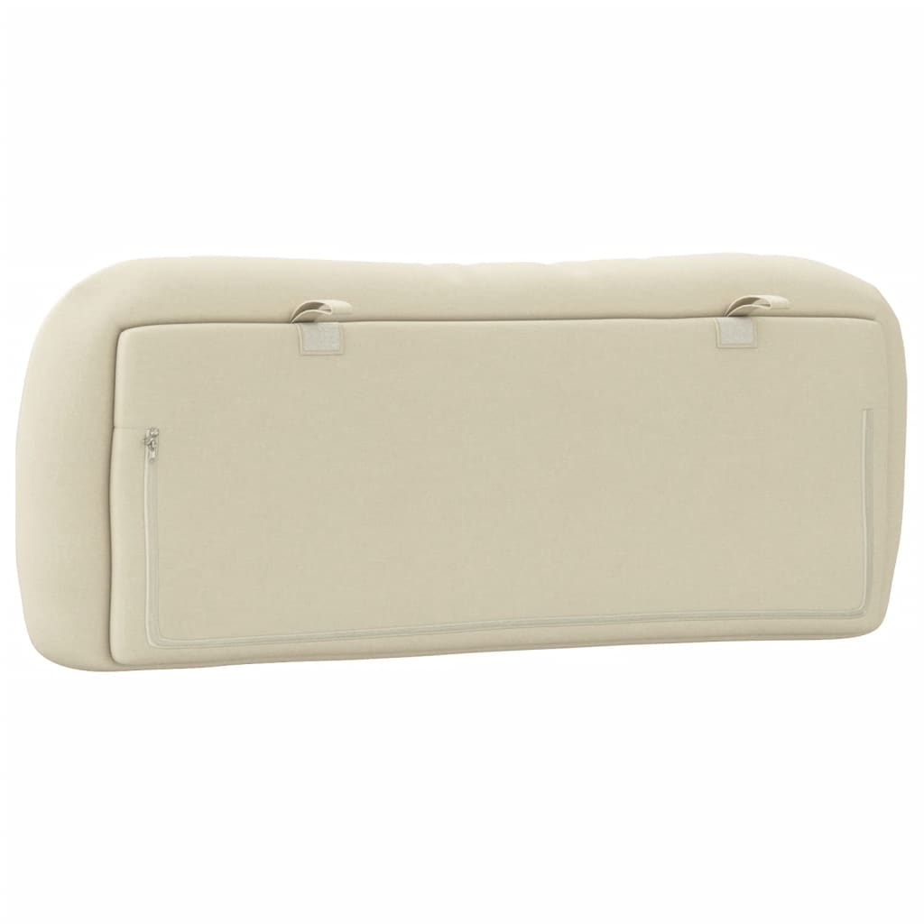 Cuscino Testiera-Cuscino per Testiera Hvar Crema 100 cm in Tessuto