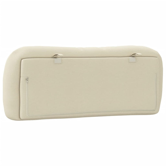 Cuscino Testiera-Cuscino per Testiera Hvar Crema 100 cm in Tessuto