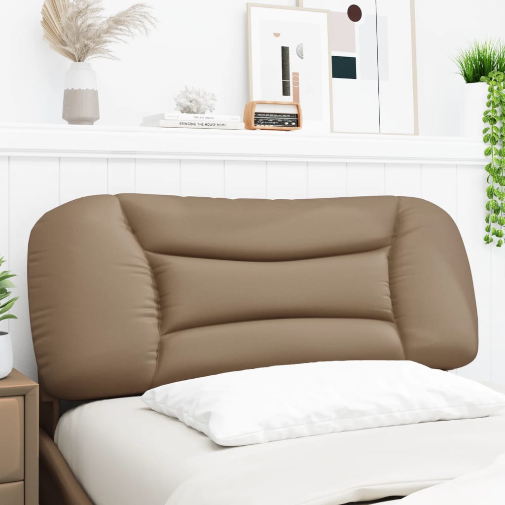 Cuscino Testiera Hvar Cappuccino 100 cm in Similpelle 374560