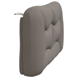 Cuscino Testiera-Cuscino per Testiera Hvar Tortora 120 cm in Tessuto