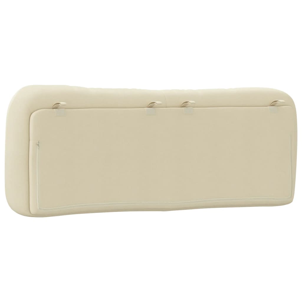 Cuscino Testiera-Cuscino per Testiera Hvar Crema 140 cm in Tessuto