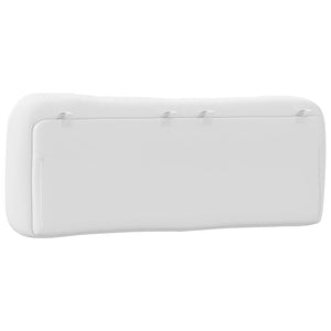 Cuscino Testiera-Cuscino per Testiera Hvar Bianco 140 cm in Similpelle