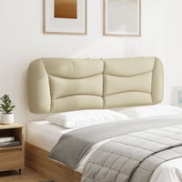 Cuscino Testiera Hvar Crema 160 cm in Tessuto 374593