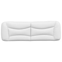 Cuscino Testiera Hvar Bianco 160 cm in Similpelle 374596