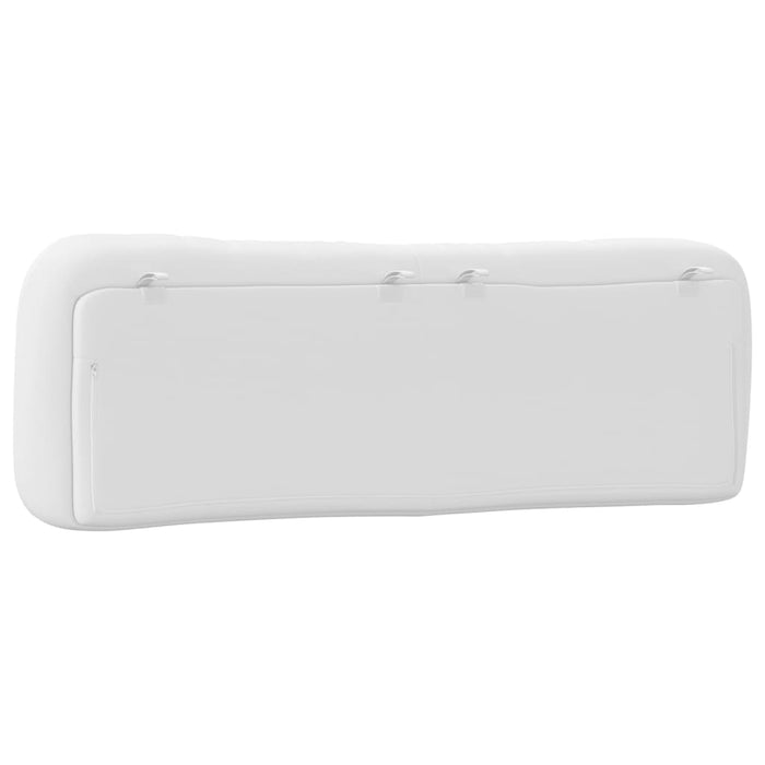 Cuscino Testiera Hvar Bianco 160 cm in Similpelle 374596