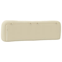 Cuscino Testiera-Cuscino per Testiera Hvar Crema 180 cm in Tessuto