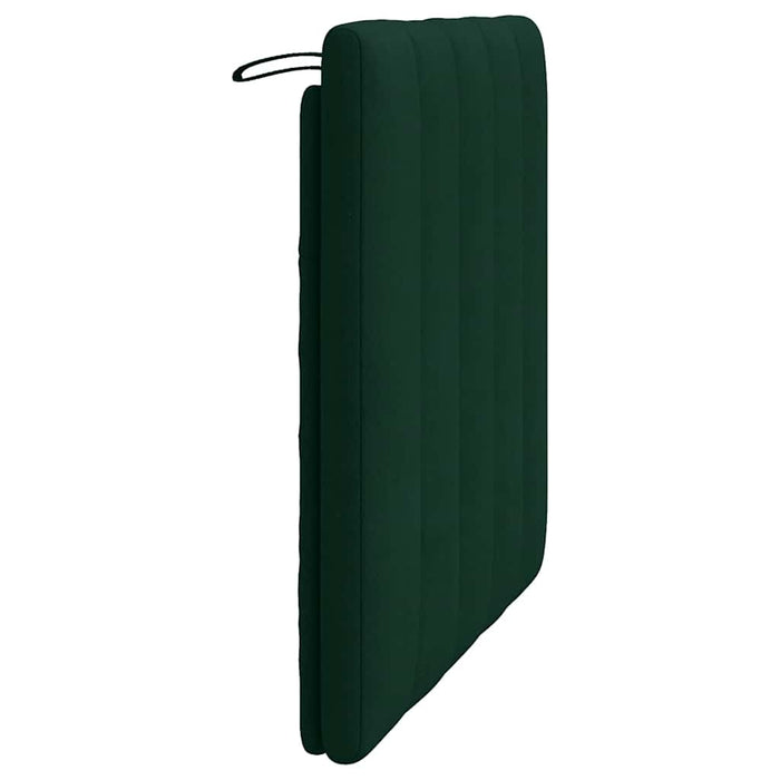 Cuscino Testiera-Cuscino per Testiera Hanko Verde Scuro 80 cm in Velluto