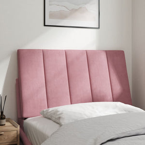 Cuscino Testiera Hanko Rosa 80 cm in Velluto 374648