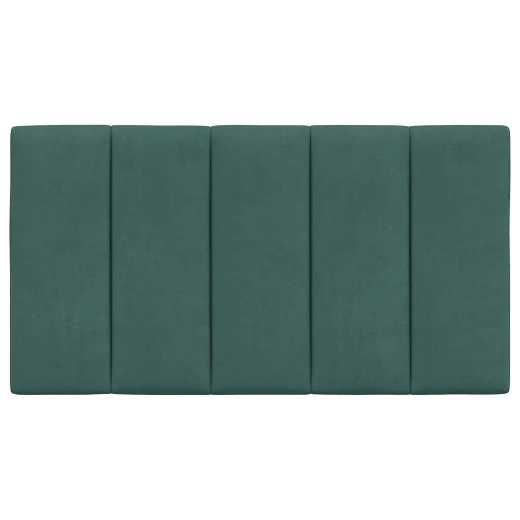 Cuscino Testiera Hanko Verde Scuro 90 cm in Velluto 374652