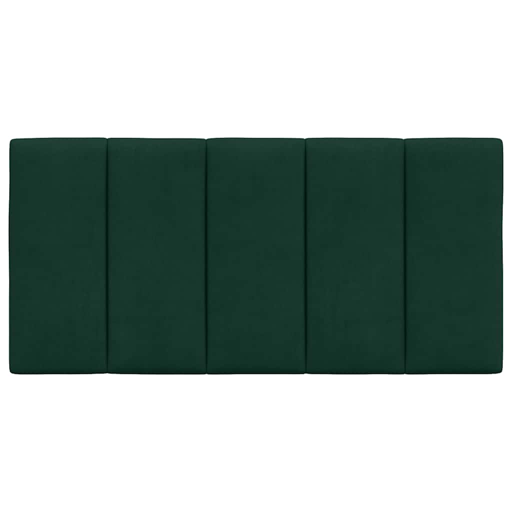 Cuscino Testiera-Cuscino per Testiera Hanko Verde Scuro 100 cm in Velluto