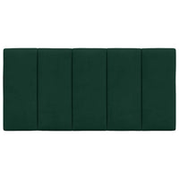 Cuscino Testiera-Cuscino per Testiera Hanko Verde Scuro 100 cm in Velluto