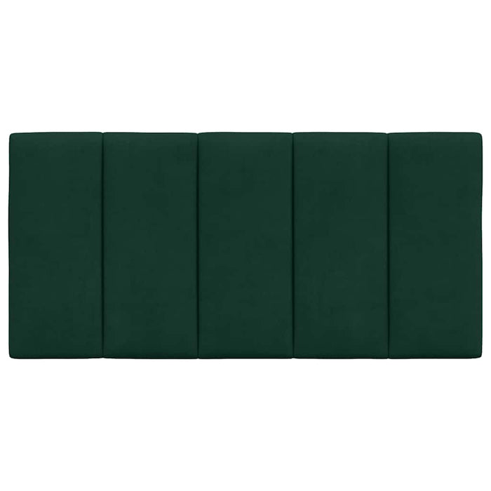 Cuscino Testiera-Cuscino per Testiera Hanko Verde Scuro 100 cm in Velluto