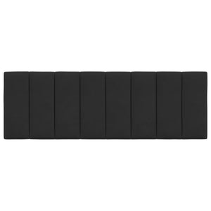 Cuscino Testiera-Cuscino per Testiera Hanko Nero 120 cm in Velluto