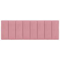 Cuscino Testiera Hanko Rosa 120 cm in Velluto 374666