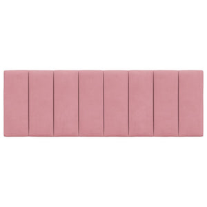 Cuscino Testiera Hanko Rosa 140 cm in Velluto 374674