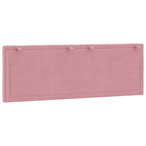 Cuscino Testiera Hanko Rosa 140 cm in Velluto 374674